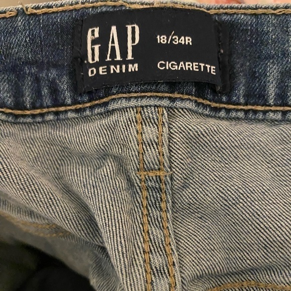 GAP CIGARETTE CUT WOMENS JEANS SIZE 18/34R - Picture 2 of 4